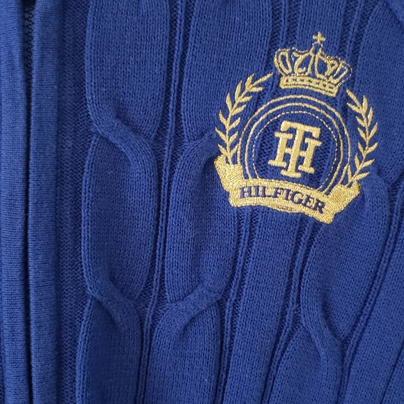 Tommy Hilfiger Zip Up Cardigan - Picture 2 of 5